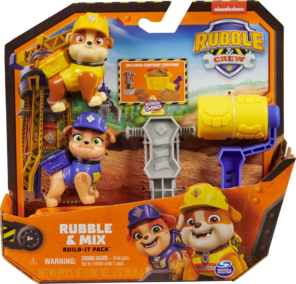Spin Master Figūrėlės Rubble ir Mix iš Rubble ir jo komandos dvipakė