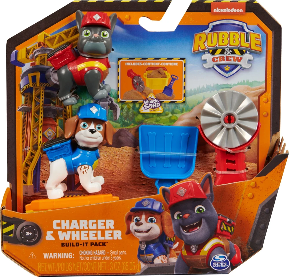 Rubble & Crew 2 figūrėlių rinkinys – „Charger & Wheeler“