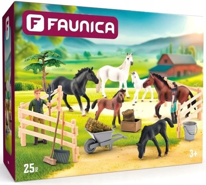 WOODYLAND FAUNICA Rinkinys koni 96036 60361