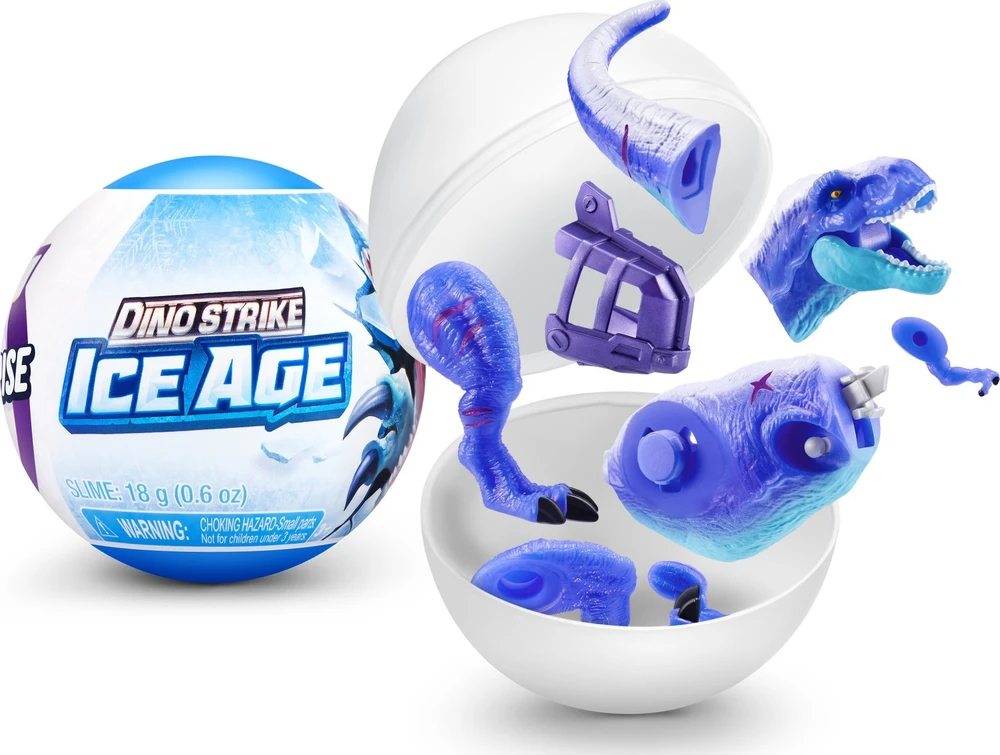 Figūrėlė Zuru 5 Surprise Dino Strike Ice Age