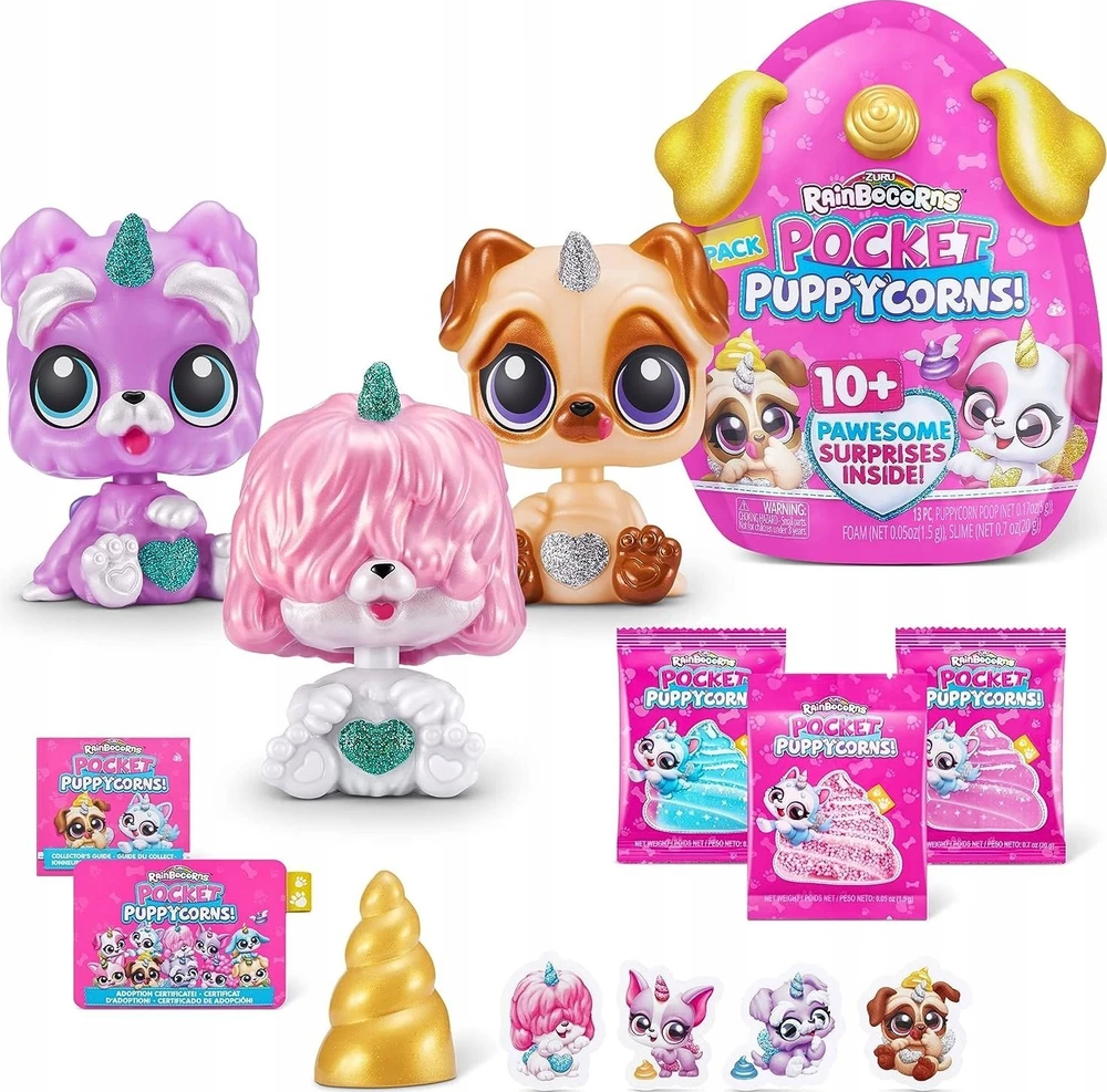 Figūrėlė Zuru Rainbocorns Pocket Puppycorn Surprise S1