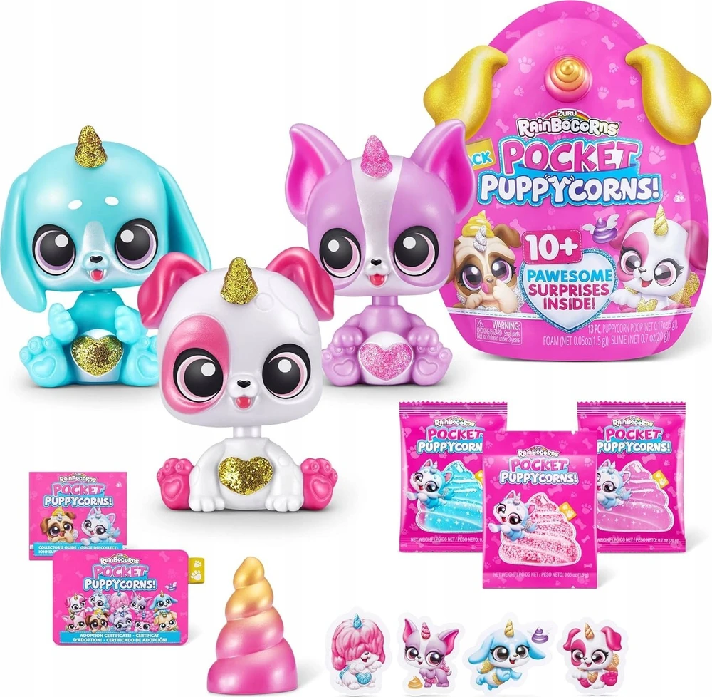 Figūrėlė Zuru Rainbocorns Pocket Puppycorn Surprise S1