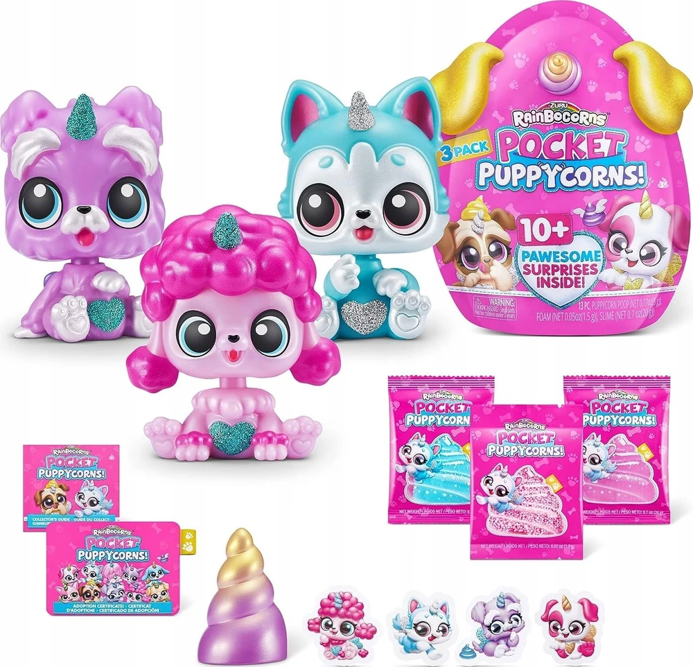 Figūrėlė Zuru Rainbocorns Pocket Puppycorn Surprise S1