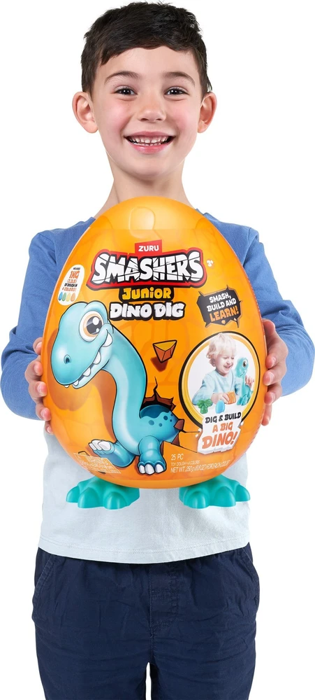 Figūrėlė Zuru Smashers - Junior Dino Dig, Large Egg S1 (74115) /Figures /Oranžinis