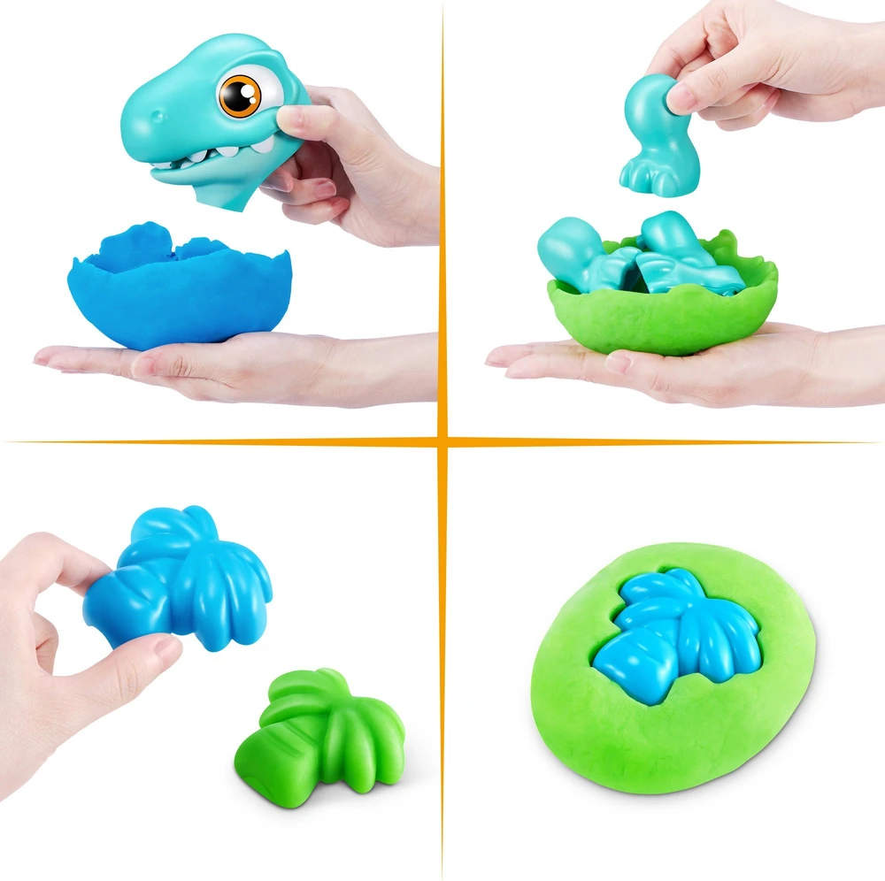 Figūrėlė Zuru Smashers - Junior Dino Dig, Large Egg S1 (74115) /Figures /Oranžinis