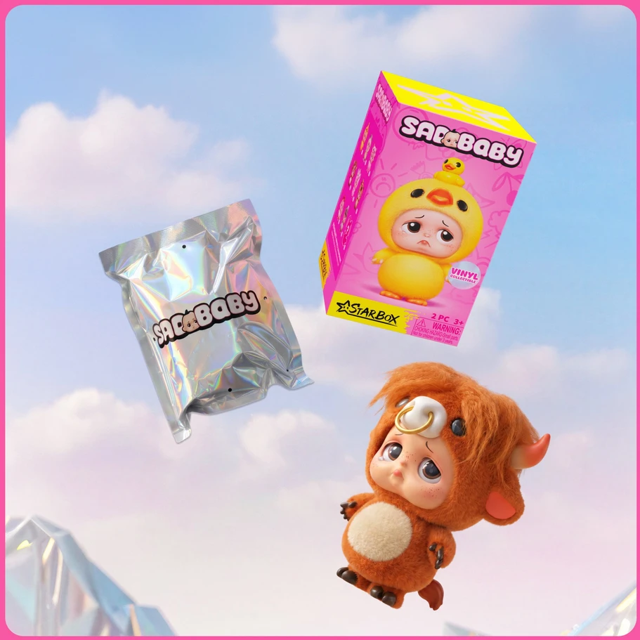 Figūrėlė Zuru Starbox Sad Baby Animals by Starbox, mini lėlė, neutrali lytis, nuo 3 m., berniukams/mergaitėms, įvairiaspalvė (17902UQ1)