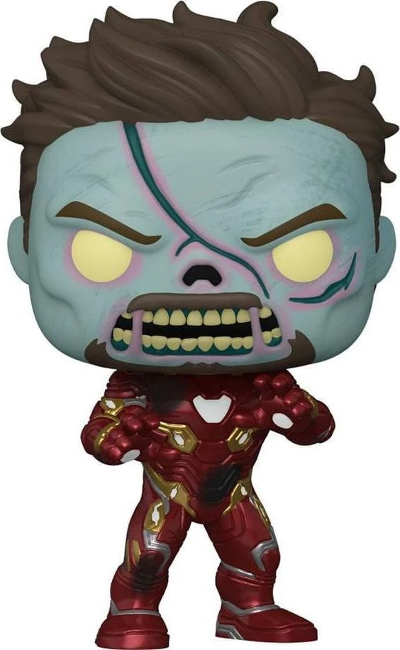 FUNKO POP! Vinilinė figūrėlė: Marvel: What If...? – Zombie Iron Man, 9 cm