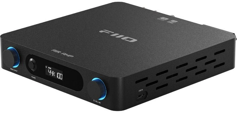 FiiO AIR AMP stereo stiprintuvas su tinklo grotuvu, juodas