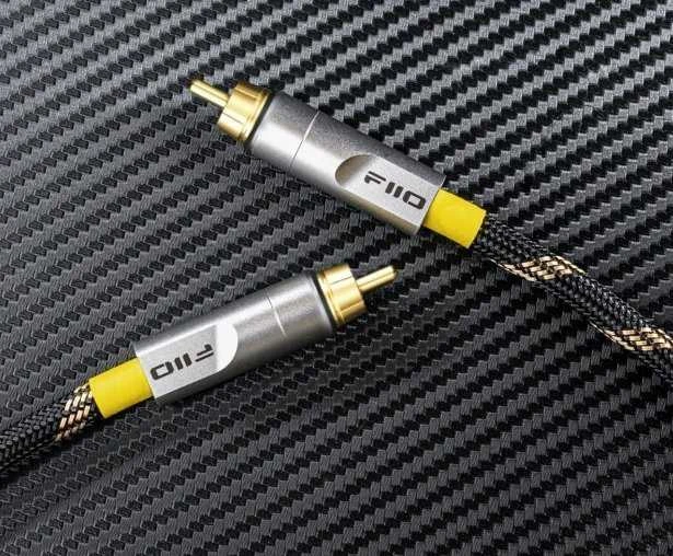 FiiO LR-RCA5L bendraašis kabelis: metaliniai kištukai