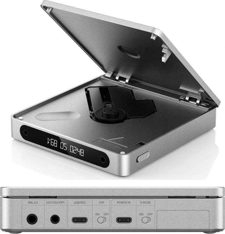 FiiO DM13 BT nešiojamas CD grotuvas su „Bluetooth“