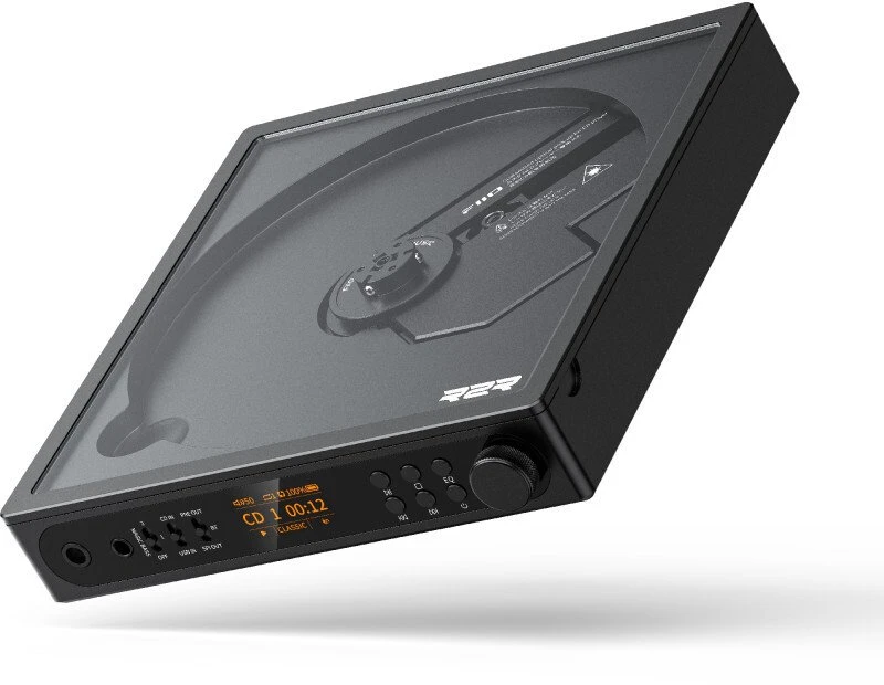 FiiO DM15 R2R juodas - Przenośny Grotuvas CD 24bit R2R su Bluetooth