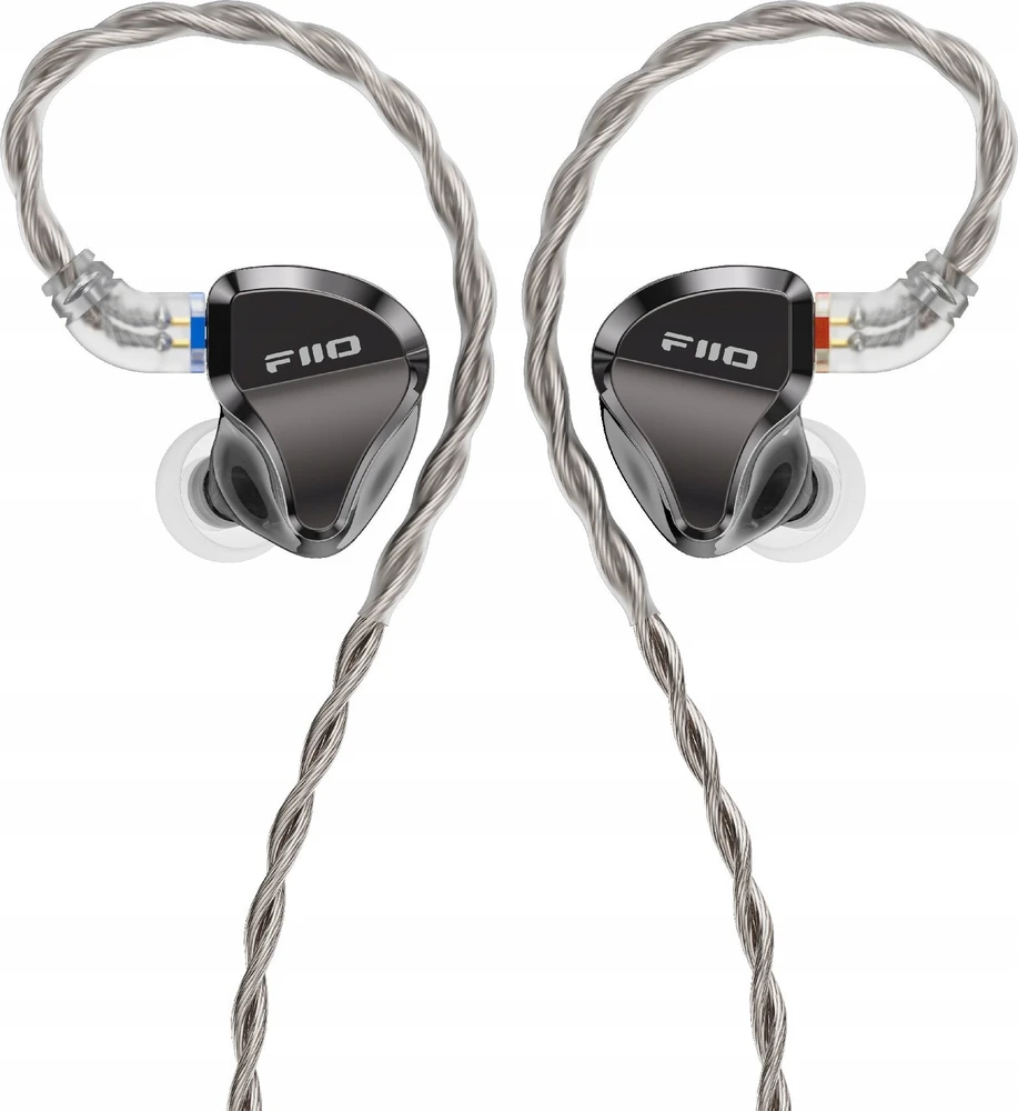 FiiO JH5 juodos ausinės – hibridinės IEM 1x DD 4x BA