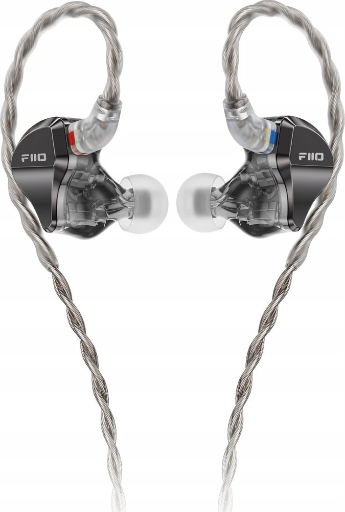 FiiO JH5 juodos ausinės – hibridinės IEM 1x DD 4x BA