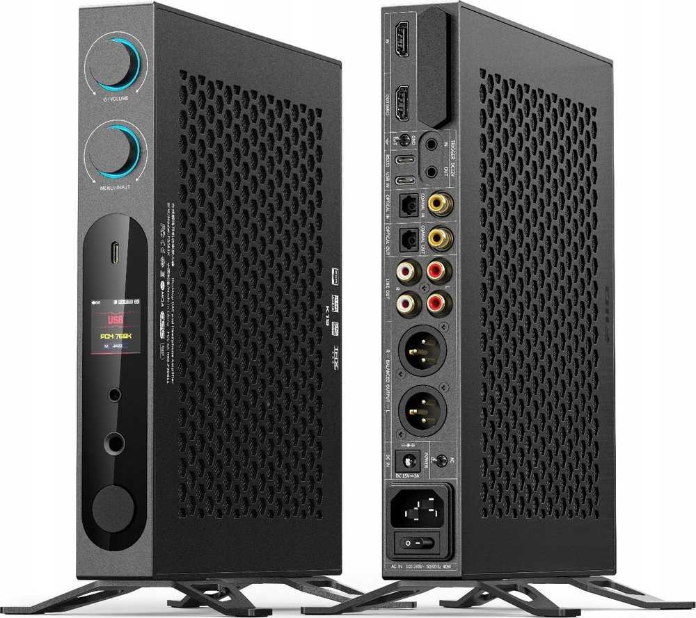 FiiO K19 - juoda - Ausinių stiprintuvas su DAC