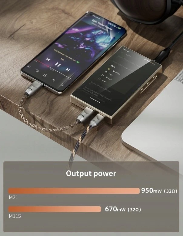 FiiO M21 – Tamsiai mėlynas – Nešiojamas garso grotuvas