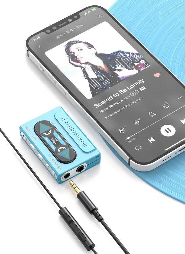 „FIIO Retro Nano“ DAC/stiprintuvas, gamintojas „Snowsky mėlynas“