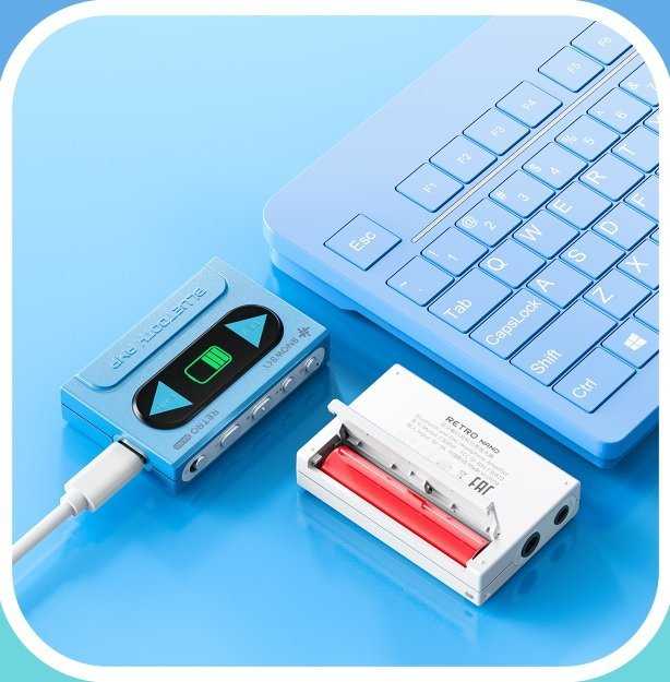 „FIIO Retro Nano“ DAC/stiprintuvas, gamintojas „Snowsky mėlynas“
