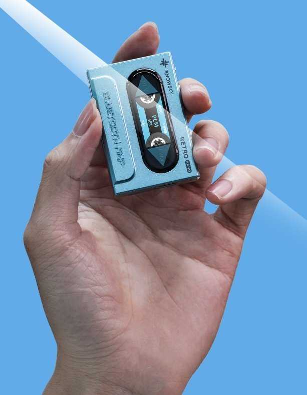 „FIIO Retro Nano“ DAC/stiprintuvas, gamintojas „Snowsky mėlynas“