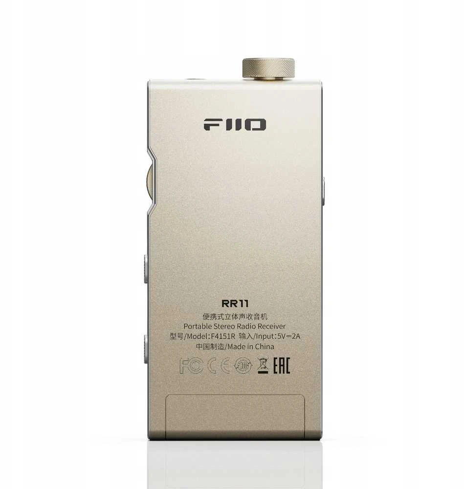 FiiO RR11 radijo imtuvas – auksinis – nešiojamas FM radijo imtuvas