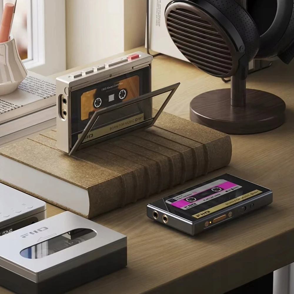 FiiO SK-M21C Retro Case – titano aukso spalvos – skirtas M21 grotuvui