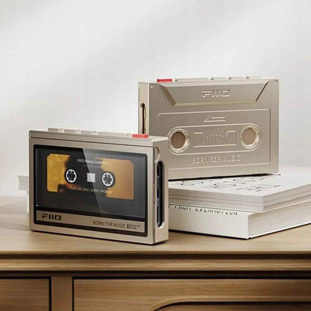FiiO SK-M21C Retro Case – titano aukso spalvos – skirtas M21 grotuvui