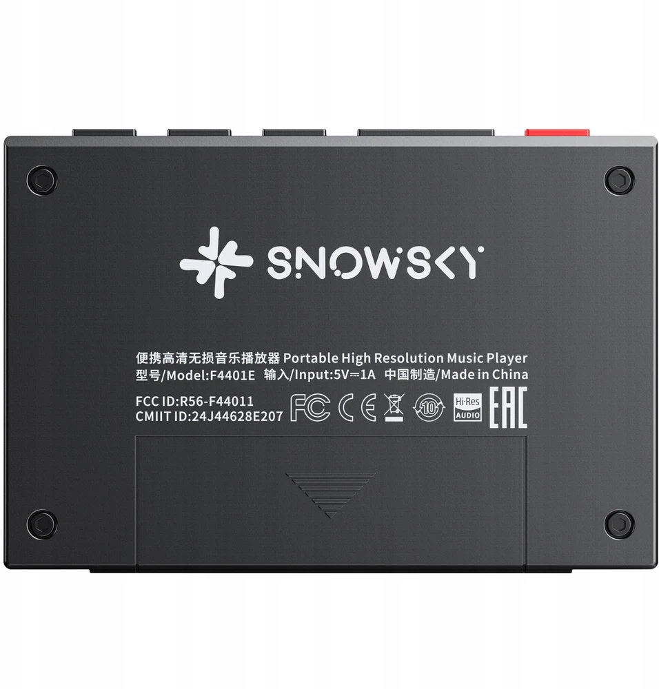 FiiO SNOWSKY ECHO MINI (512MB) – juodas – nešiojamas Hi-Res grotuvas (6953175761693)