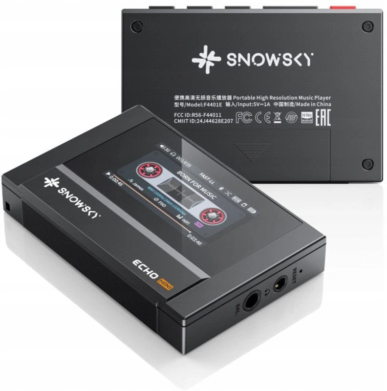 FiiO SNOWSKY ECHO* MINI - juodas - Nešiojamas Hi-Res Player