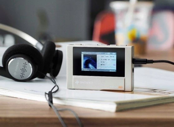 FiiO SNOWSKY ECHO MINI – Titano limited edition – nešiojamas Hi-Res grotuvas