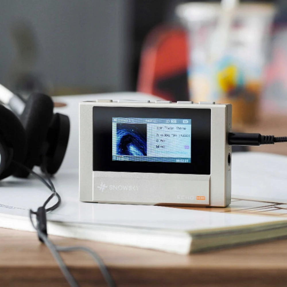 FiiO SNOWSKY ECHO MINI – Titano limited edition – nešiojamas Hi-Res grotuvas