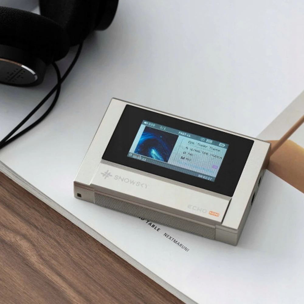 FiiO SNOWSKY ECHO MINI – Titano limited edition – nešiojamas Hi-Res grotuvas