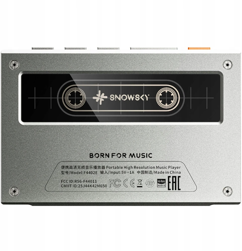 FiiO SNOWSKY ECHO* oranžinis – nešiojamas didelės raiškos grotuvas