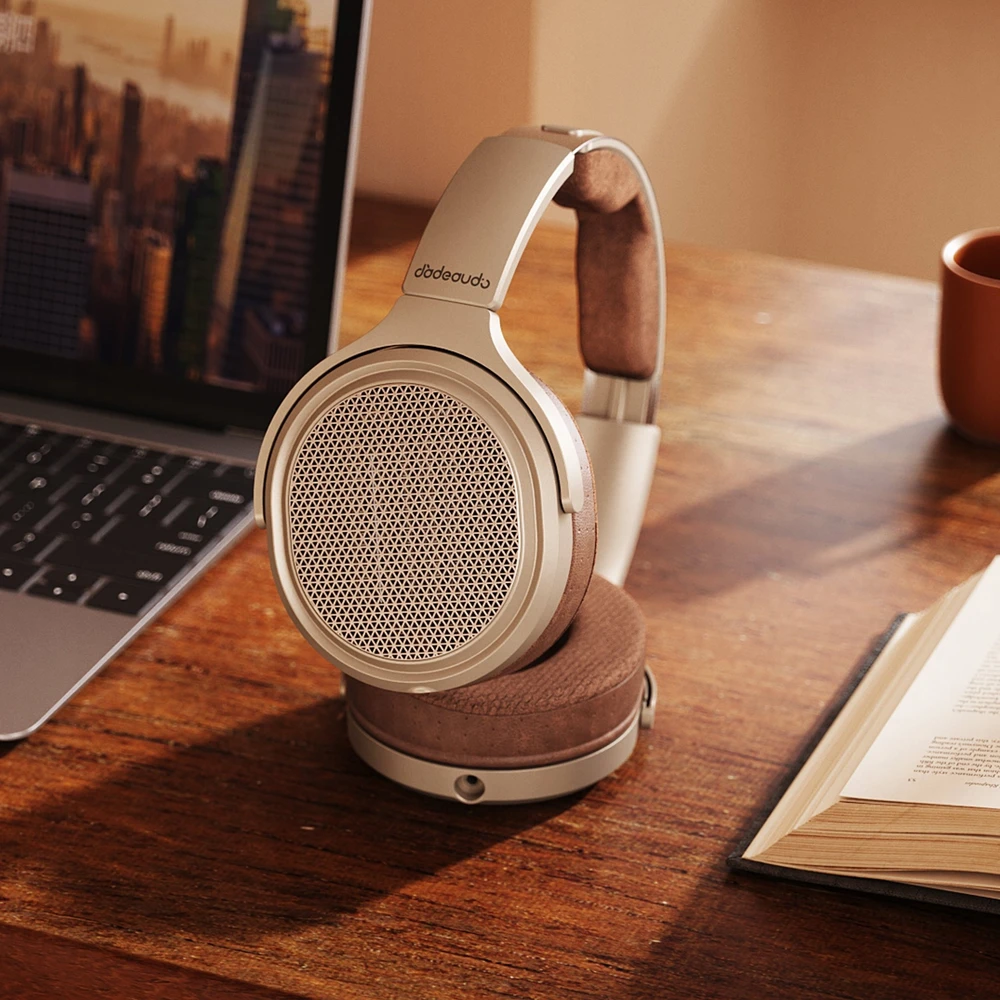 Ausinės FiiO X Jade Audio JT7 šampanės aukso spalvos