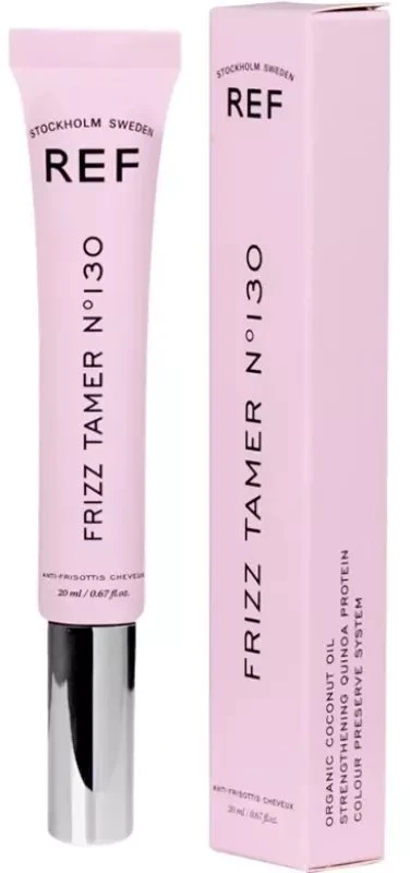 REF Frizz Tamer No. 130 Kokosų aliejaus plaukų formavimo gelis stiprinimui, 20 ml