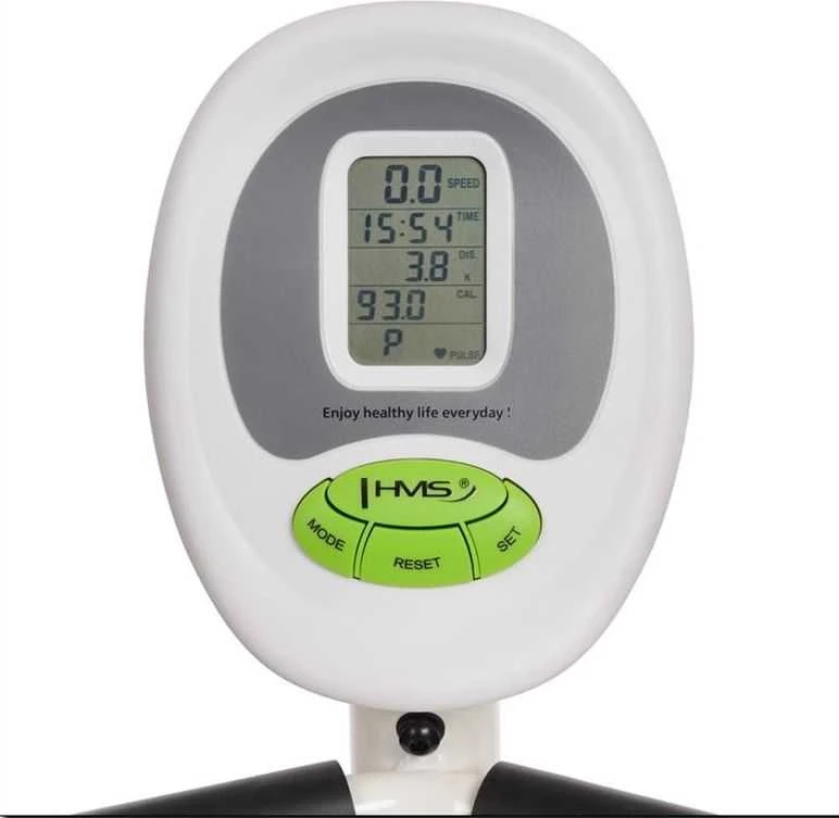 Horizontalus magnetinis dviratis treniruoklis HMS R9259 baltas-žalias