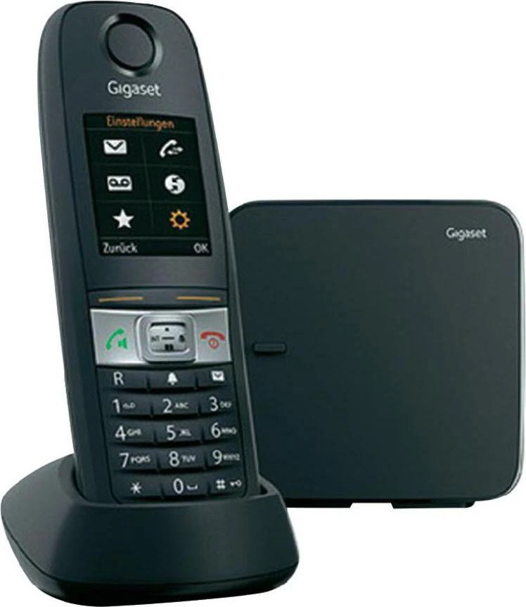 GIS Gigaset E630 DECT telefonas Skambintojo ID Juoda