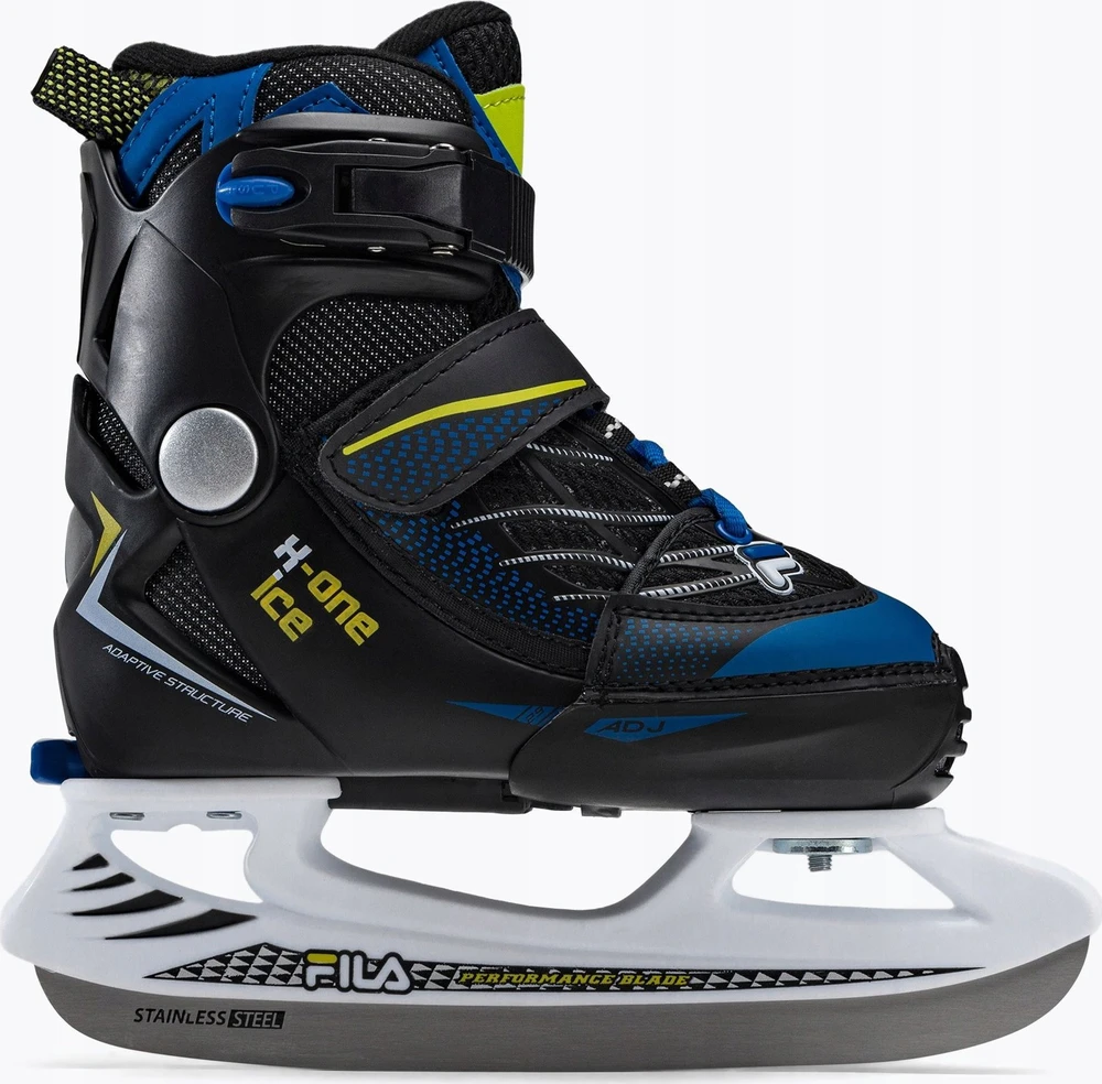 None FILA X-ONE ICE pačiūžos, juodos ir mėlynos, 35-38 dydis