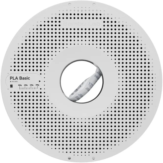 Bambu Lab PLA Basic plastikas 1.75mm 1kg – pridedama daugkartinio naudojimo ritė – Cocoa Brown