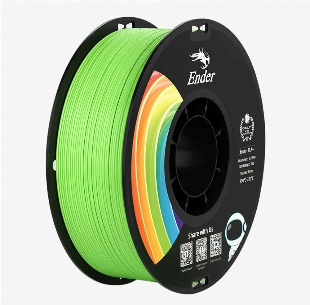 Creality Ender - PLA+ - 1.75mm - 1kg - Žalias