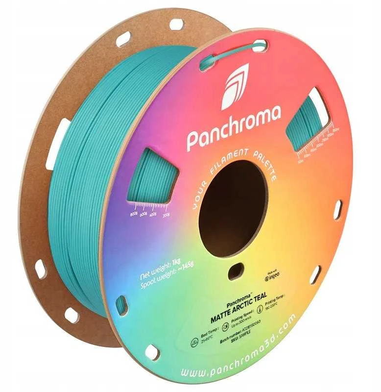Panchroma PLA 1,75 mm ritė su gradiento etikete