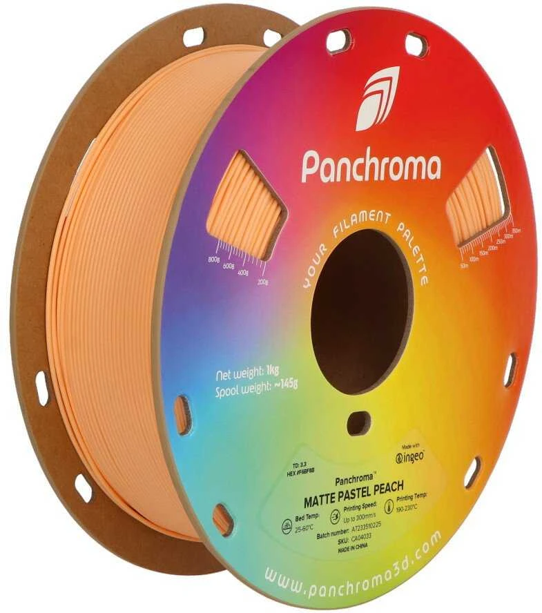 Polymaker Panchroma PLA MATTE pasteliniai dažai 1,75 mm 1kg – persikų spalvos