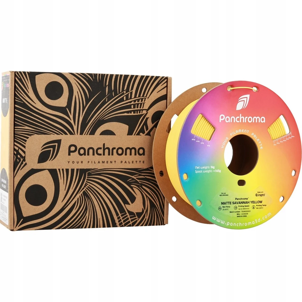 Polymaker Panchroma PLA Matte 1.75mm 1kg - Savannah Geltona