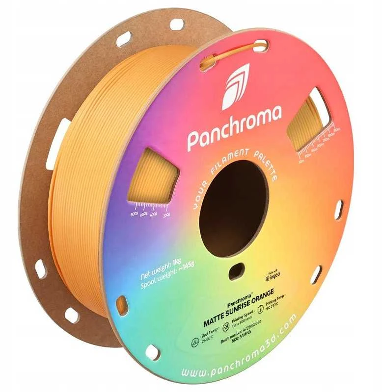 Polymaker Panchroma PLA Matte Sunrise oranžinė gija