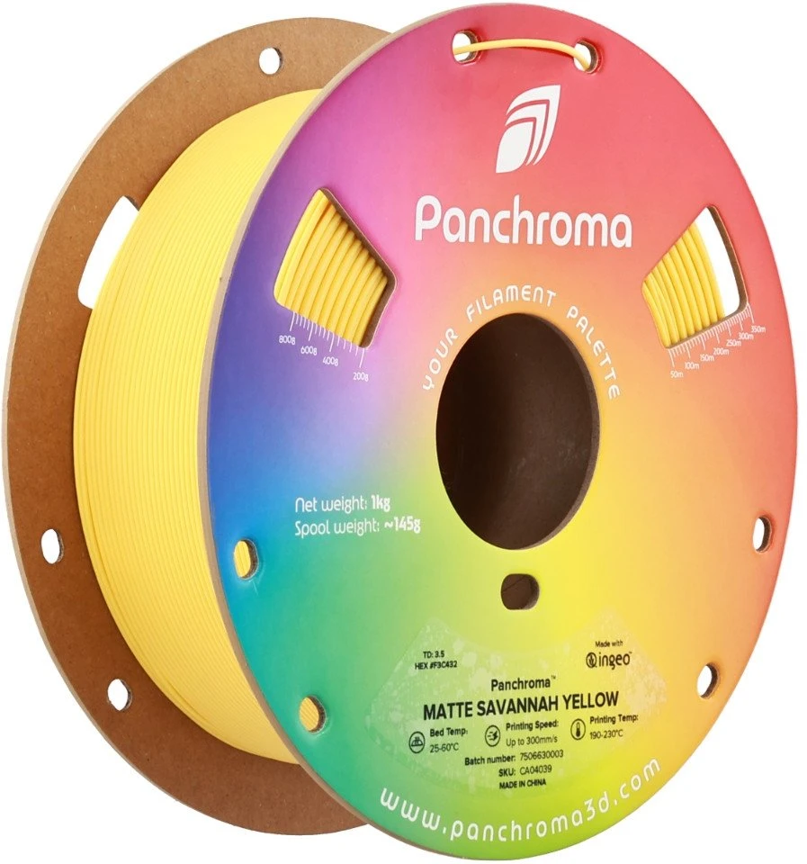 Polymaker Panchroma PLA Matte 1.75mm 1kg - Savannah Geltona