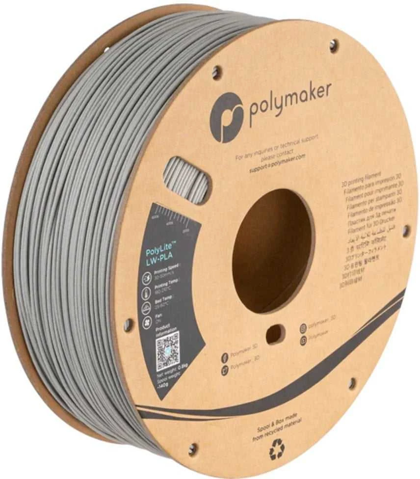 Polymaker PolyLite LW-PLA - 0.8kg - 1.75mm - Pilkas