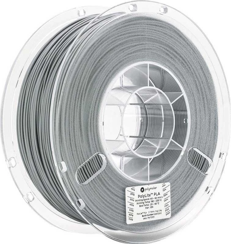 Polymaker PolyLite PLA PRO - 1kg - 1.75mm - Pilkas
