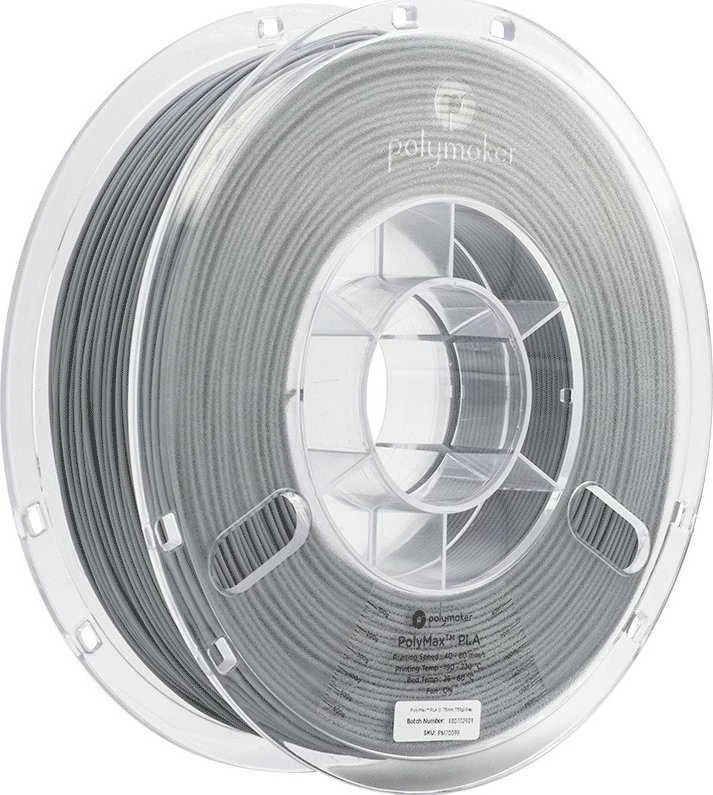 Polymaker Polimaker PolyMax Tough PLA - 0,75 kg - 1,75 mm - Pilkas