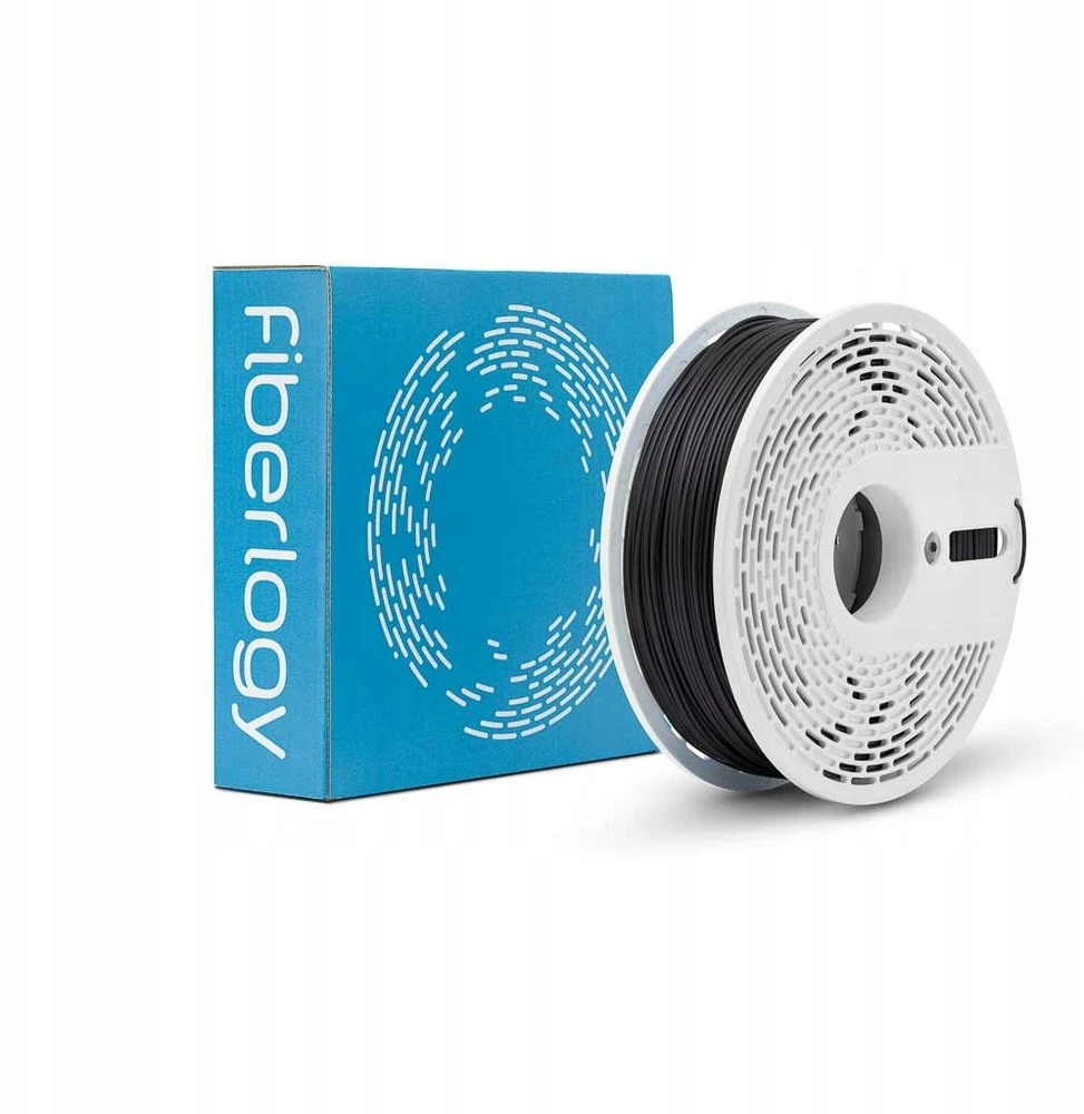 3D plastikas Fiberlogy PET-G V0 1.75 mm 0.85 kg - Juodas
