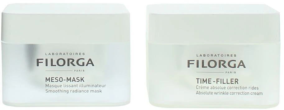 Set Filorga: Time-Filler Anti-Wrinkle Kreminis For Face, 50 ml + Meso-Mask Anti-Wrinkle Kreminis Mask For Face, 50 ml