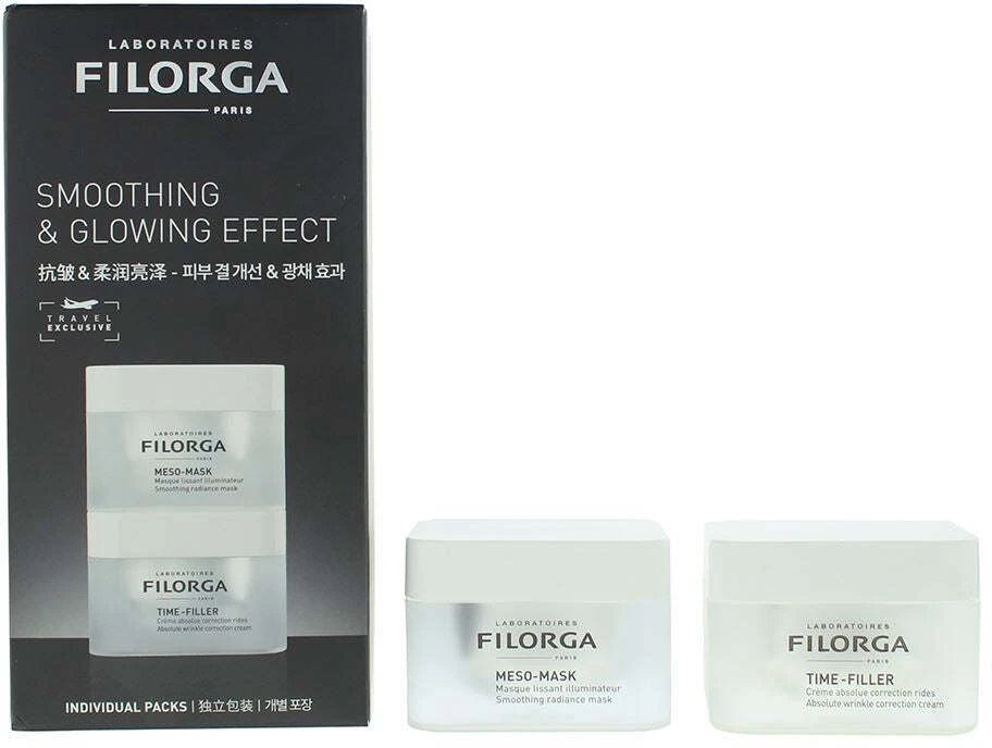 Set Filorga: Time-Filler Anti-Wrinkle Kreminis For Face, 50 ml + Meso-Mask Anti-Wrinkle Kreminis Mask For Face, 50 ml