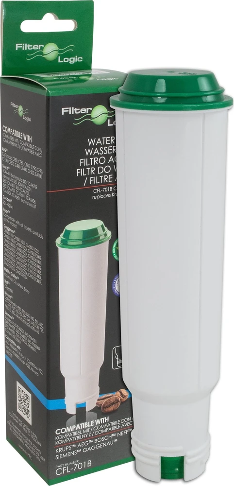 Filter Logic Filtras wody kavos aparatams Krups Melitta Nivona Bosch Siemens (zamiennik)